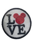 Aplike Ütü İle Yapışan Love Pati Arma 4 cm