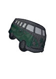 Aplike Ütü İle Yapışan Otobüs Yeşil Arma 14x2,5 cm