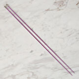 Loren Cratfs 2,5 mm 35 cm Mor Metal Örgü Şişi - LR