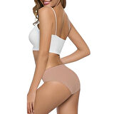 5 Adet Kadın Dikişsiz Lazer Kesim Esnek İz yapmayan Külot