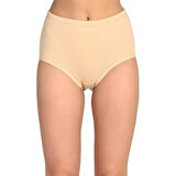 2 Adet Tutku Kadın Yüksek Bel Bato Kalın Lastik Külot Beyaz