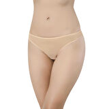 4 adet Süper Eko Set Likralı Kadın Slip Külot Siyah Ten Gri Beyaz