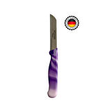 Meyve Bıçağı Doğrama Bıçağı ve Düz soyacak Ebruli Mor Bıçak 1 Adet Royaleks-SLG10