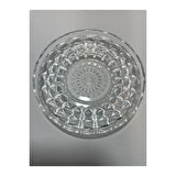 Alin Adela 6'lı Cam Çay Tabağı Çay Tabak Altlığı Royaleks-RYG8030