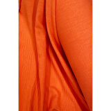 Keten Kumaş - Organik Kumaş - Perde Kumaşı - Ince Keten - Kıyafet Için Kumaş Örtü Turuncu 7