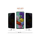 Samsung A33 Uyumlu Hayalet Ekran Gizli Tam Kaplayan Kırılmaz Cam Seramik Ekran Koruyucu Film