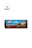 J-400 Jumbo Boy Çöp Torbası 80 x 110 cm 10 Lu Rulo x 10 Paket = 100 Adet (Siyah)