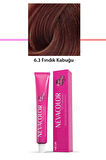 Premium 6.3 Fındık Kabuğu - Kalıcı Krem Saç Boyası 2 X 50 g Tüp