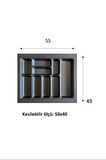 55x49 Eco Lüks Modüler Kaşıklık Royaleks-20354