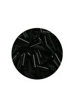 Uzun Boru Kesme Boncuk Çap 2mm Uzunluk 10 mm - 60 Gram - Siyah - BNC280