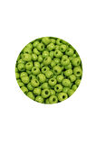 Dökme Cam Kum Boncuk (8/0) 3 mm - 60 Gram - Ihlamur Yeşili - BNC205