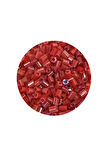 Kesme Cam Boncuk 2mm - 60 Gram - Koyu Kırmızı - BNC370