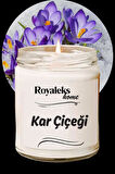 Doğal Özel Seri Kokulu Dekoratif Kavanoz Mum 210 cc - Kar Çiçeği - RYL