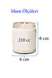 Doğal Özel Seri Kokulu Dekoratif Kavanoz Mum 210 cc - Bahar Esintisi - RYL