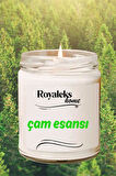 Doğal Özel Seri Kokulu Dekoratif Kavanoz Mum 210 cc - Çam Esansı - RYL