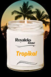 Doğal Özel Seri Kokulu Dekoratif Kavanoz Mum 210 cc - Tropikal Esans - RYL