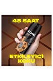 3 Adet Axe Erkek Sprey Deodorant Leather & Cookies 48 Saat Etkileyeci Koku 150 ml