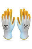 Pn7 Sarı Iş Eldiveni Polyester Örme Nitril Beybi No:10 Royaleks Group - 1 Çift