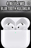 4.Nesil Kaliteli TWS Android ve İOS Uyumlu Mikrofonlu Kulaklık