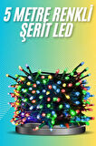 5 Metre Renkli Led Işık Her Ortama Uygun Dekoratif Aydınlatma