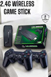Atari Oyun Konsolu 2000 Oyunlu Game Stick 2.4G Wireless