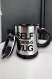 Yazılı Mug Kupa Karıştırıcı Özelliği Ve Paslanmaz Çelik