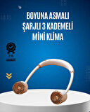 USB Şarjlı Boyun Fanı | Hafif, Katlanabilir, Taşınabilir, Düşük Gürültülü Fan