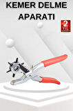 Kemer Delme Makinesi Aleti Kemer Delme Pensi Kumaş Kemer Ayakkabı Deri