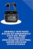 Ekranlı Yeni Nesil Pro Kulaklık ve Akıllı Saat Kampanyası Kulak İçi Mikrofonlu