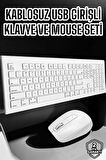 Q Klavye Klavye ve Mouse Seti USB Girişli Kablosuz