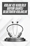 Bluetooth Kulaklık 120 Saat Kullanım Süresi Boyun Askılı Bluetooth Kablosuz Kulaklık