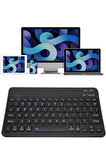 Bluetooth Şarj Edilebilir Mini Q Klavye Kablosuz Taşınabilir