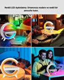 2025 Model 15W Kablosuz Şarjlı Renkli Atmosfer Lambası