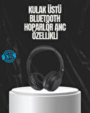 Katlanabilir USB-C Şarjlı Bluetooth Kulaklık