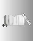 Metalize Reflektör Yüzeyli UV Koruyucu Araç Güneşliği – Serin ve Güvenli Sürüşler İçin