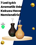 USB Şarjlı 7 Renk LED Işıklı Sessiz Çalışan Mini Hava Nemlendirici