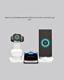 iPhone, AirPods ve Akıllı Saat Uyumlu Çoklu Şarj Cihazı