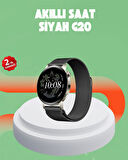 Akıllı Saat – Dokunmatik Ekran, Kalp Atışı ve Spor Takibi