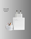 67W Süper Hızlı Şarj Adaptörü ve Kablo Seti – Güvenli, Kompakt ve Ergonomik Tasarım