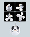 Güneş Paneliyle Şarj Olan Katlanabilir LED Çadır Lambası – 5 Kademeli Aydınlatma