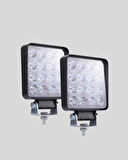 16 LED Geniş Açılı Araç Aydınlatma Farı | Yüksek Parlaklık, Dayanıklı Gövde