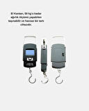 Portatif Dijital El Kantarı – Bavul, Kargo ve Paket Tartı Cihazı 50 Kg