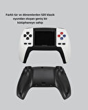 520 Klasik Oyunlu P5™ ControllerView Retro Konsol – Şarjlı, AV Giriş Destekli, Ergonomik Tasarım