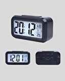 Sensörlü Dijital Masa Saati Alarm ve Sıcaklık Göstergeli