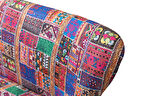 Mila Patchwork 2+1+1+Sehpalı Çay Seti (Balkon, Salon, Ofis, Cafe)