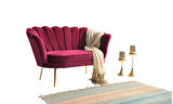 İnci Bordo 2+1+1 Çay Seti (Salon, Balkon, Cafe Ofis)