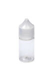 30 ml Gorilla - Pet Damlalık Şişe - Likit - Şeffaf - Şeffaf Kilit Kapak - Boş Şişe 10 - Adet