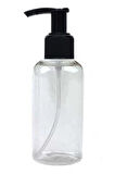 5 Adet Sert Plastik Boş Sıvı Sabun Pompalı Şişe 100 Ml [kimyasala Dayanıklı]