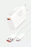 Xiaomi Mi 11I Uyumlu Gerçek Güç 33W Turbo Şarj Saniyeli Adaptör + Kablo Şarj Set