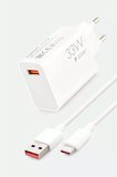 Oneplus Nord Ce 2 Lite Uyumlu Gerçek Güç 33W Turbo Şarj Saniyeli Adaptör + Kablo Şarj Set